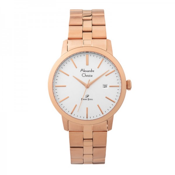 Alexandre Christie AC 1007 Rosegold White MDBRGSL